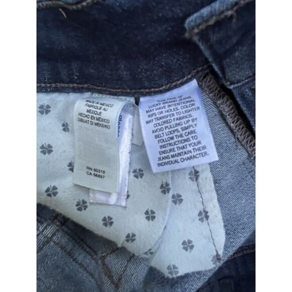 Lucky Brand Womens Jeans 4/27A Charlie Skinny Dark Wash Premium Italian Stretch￼ - Picture 10 of 12